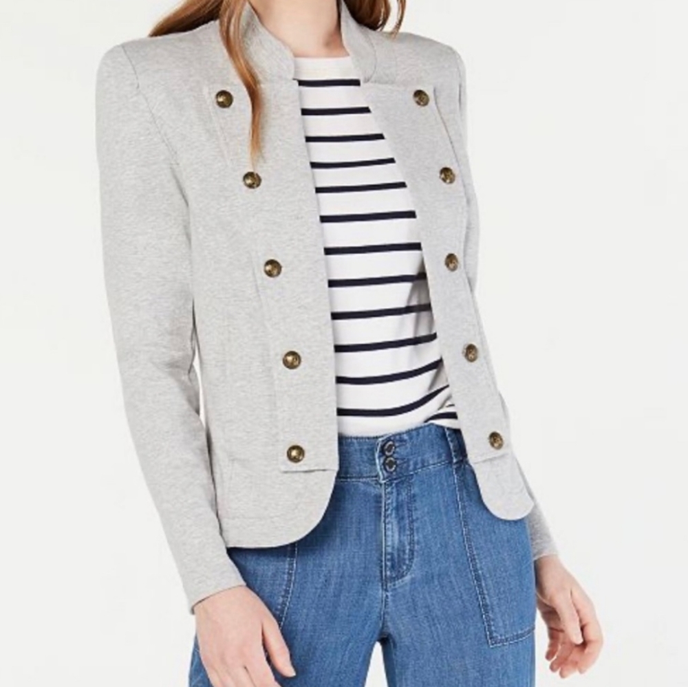 TOMMY HILFIGER Military Open Front Jacket